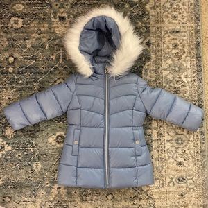 Like New ice blue Michael Kors puffer coat 2T
